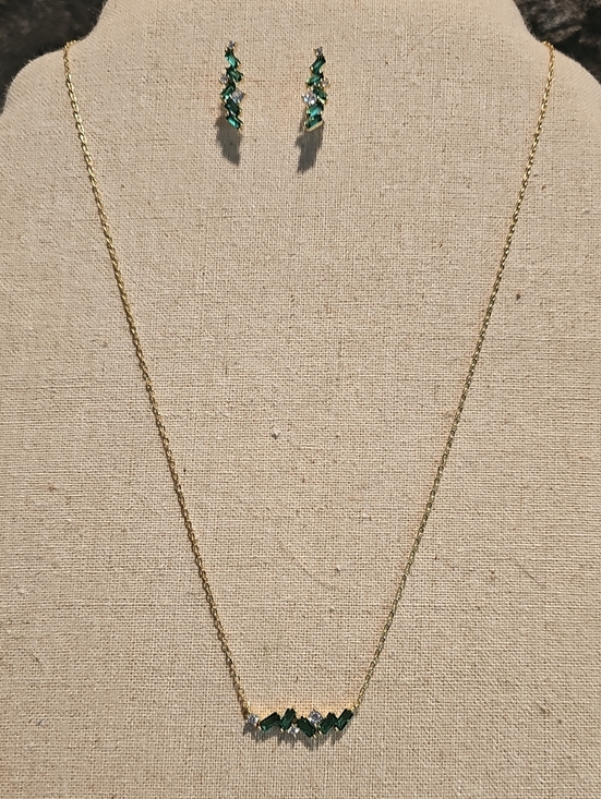 Adina Eden Jewelry - Adina Eden Necklace/Earrings Set